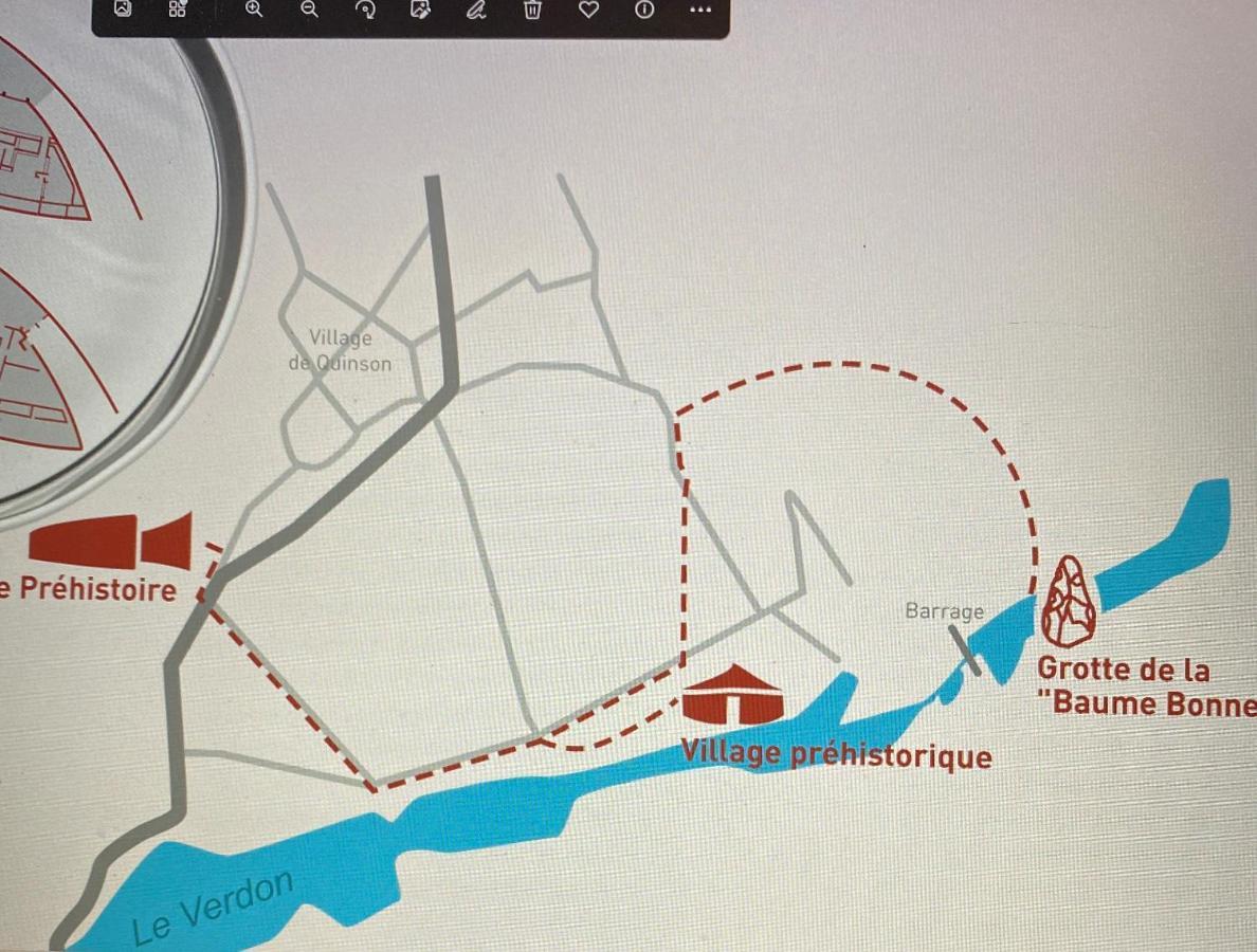 Le Refuge Lägenhet Montmeyan Exteriör bild